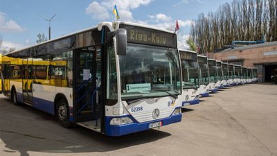 11 автобусів від Риги вийдуть на маршрути Києва 1 жовтня