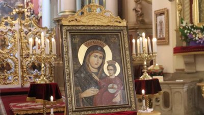 В Соборі Святого Юра  виставили до почитання копію унікальної Вифлеємської ікони Пресвятої Богородиці