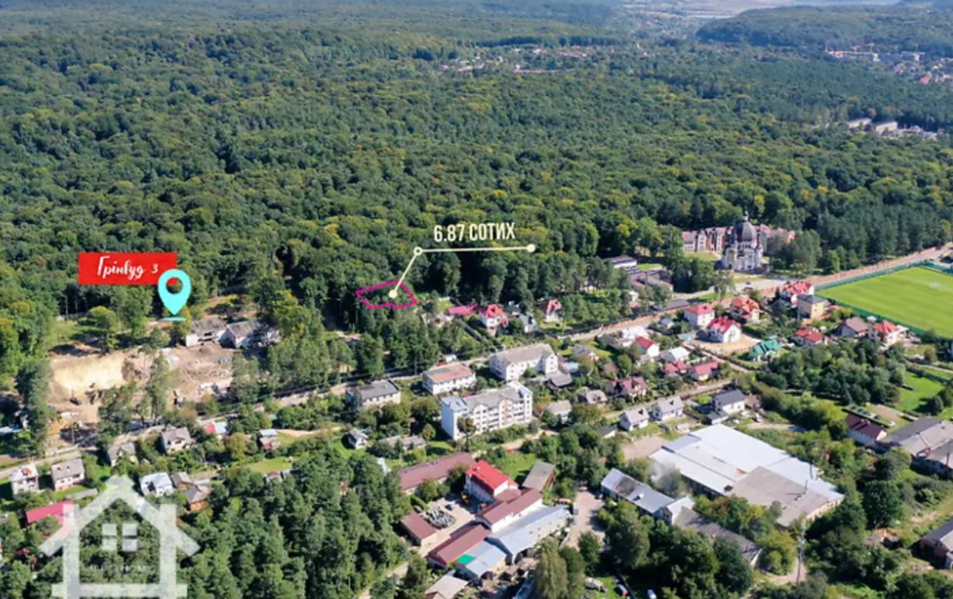Дружина премійованого Собка продає ділянку в Брюховичах за 1,6 млн грн