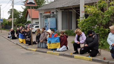 Бориславська громада зустріла полеглого Захисника Юрія Радченка