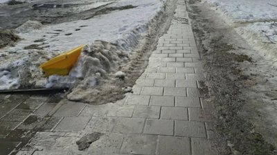 У Львові двірники забули про одну з вулиць
