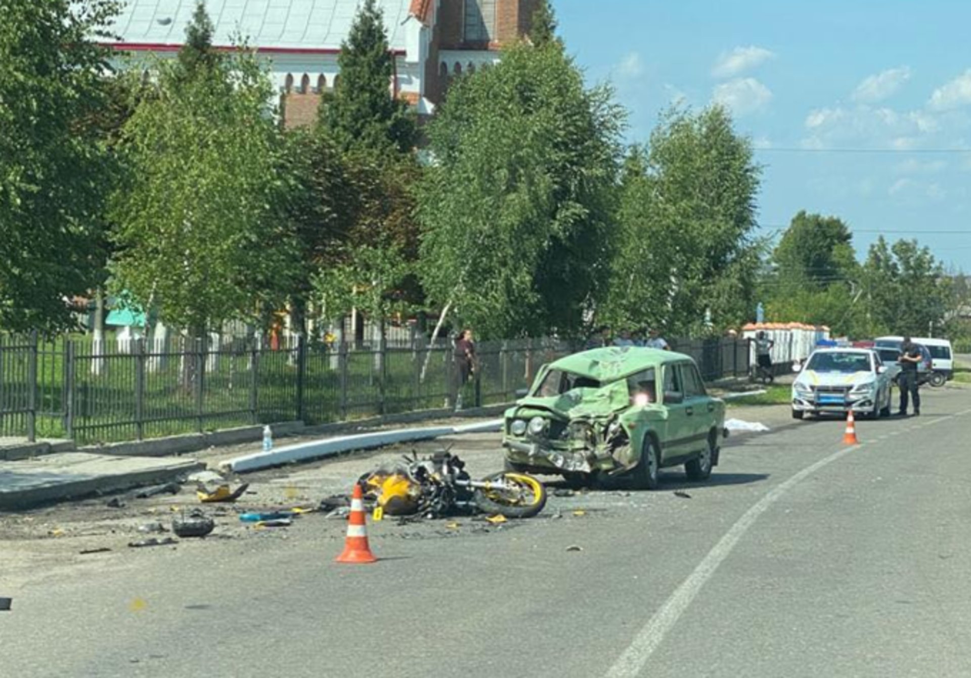 На Львівщині внаслідок ДТП загинув мотоцикліст