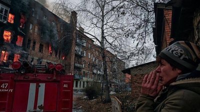 Жахливі фото із Бахмута