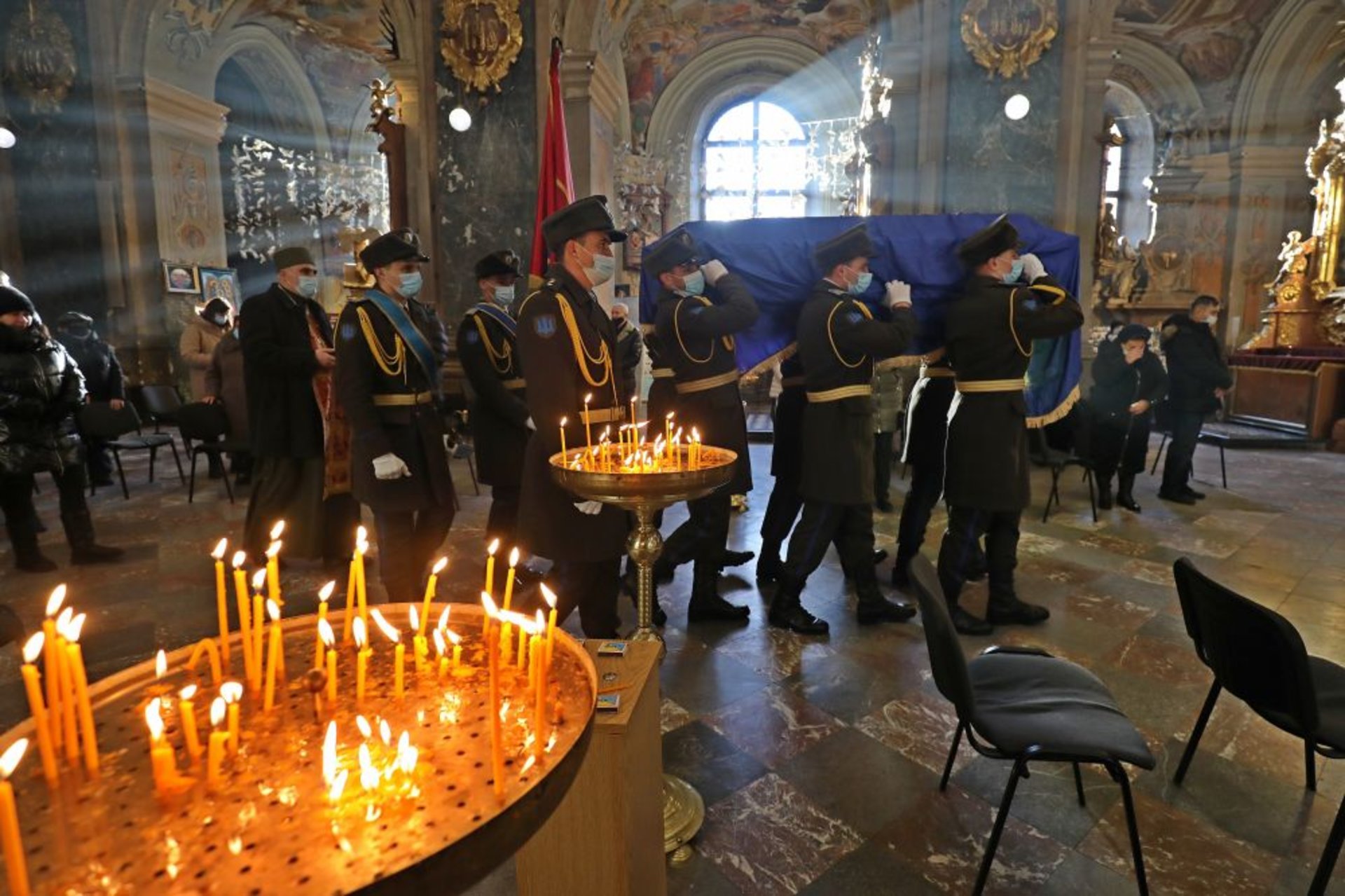 У Львові перепоховали останки кіборга Олександра Бондара, фото ЛМР