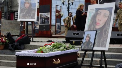 У Києві у останню путь провели військовослужбовицю Шуру