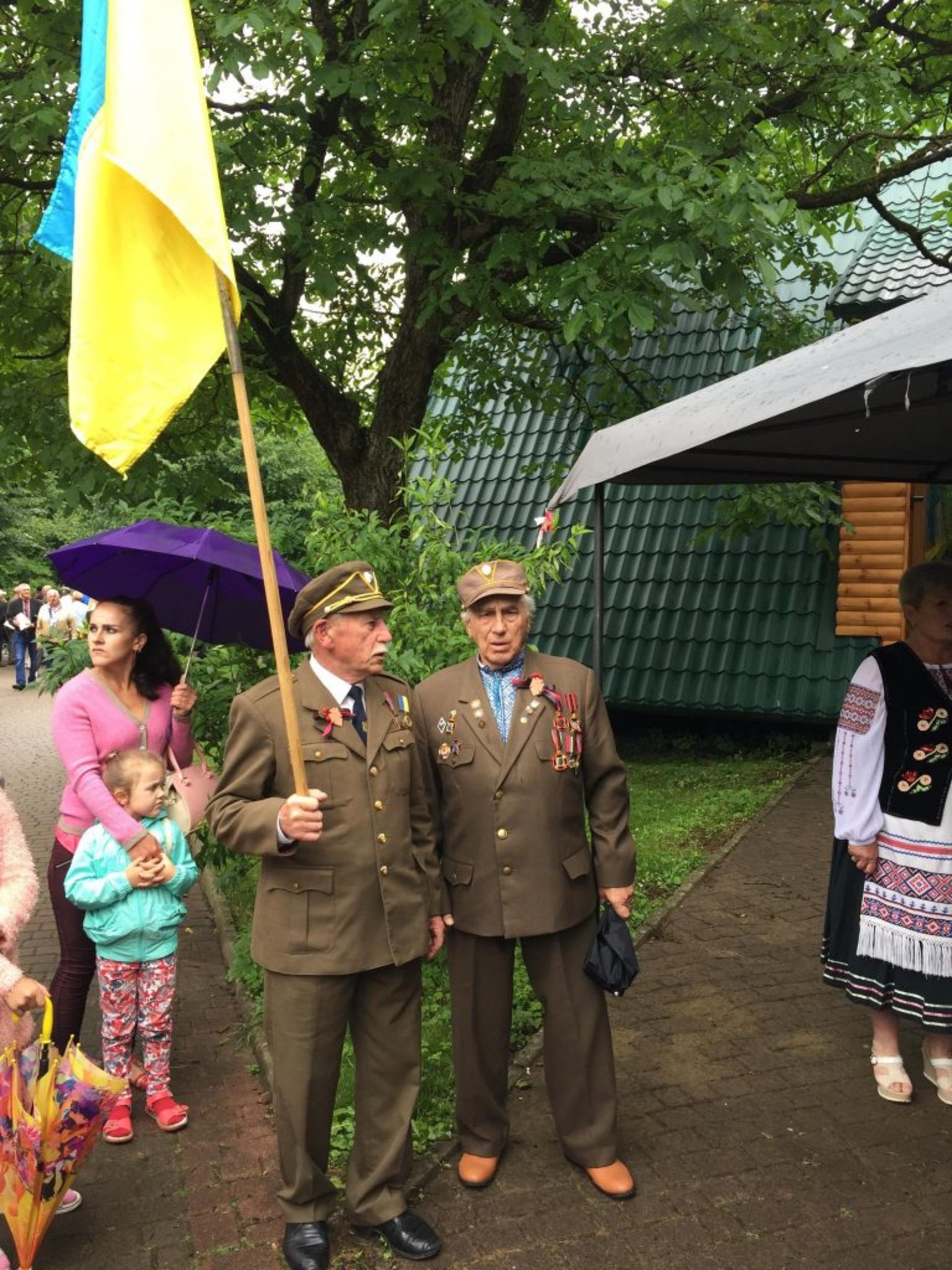 На Львівщині урочисто відзначили 75-у річницю створення Української Головної Визвольної Ради. Фото Юра Кенцало, Четверта студія