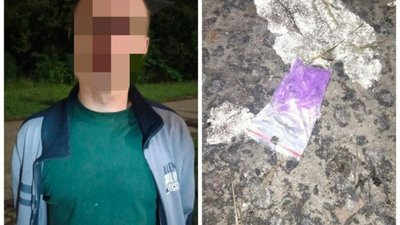 У Львові чоловік з наркотиками перейшов вулицю у невстановленому місці