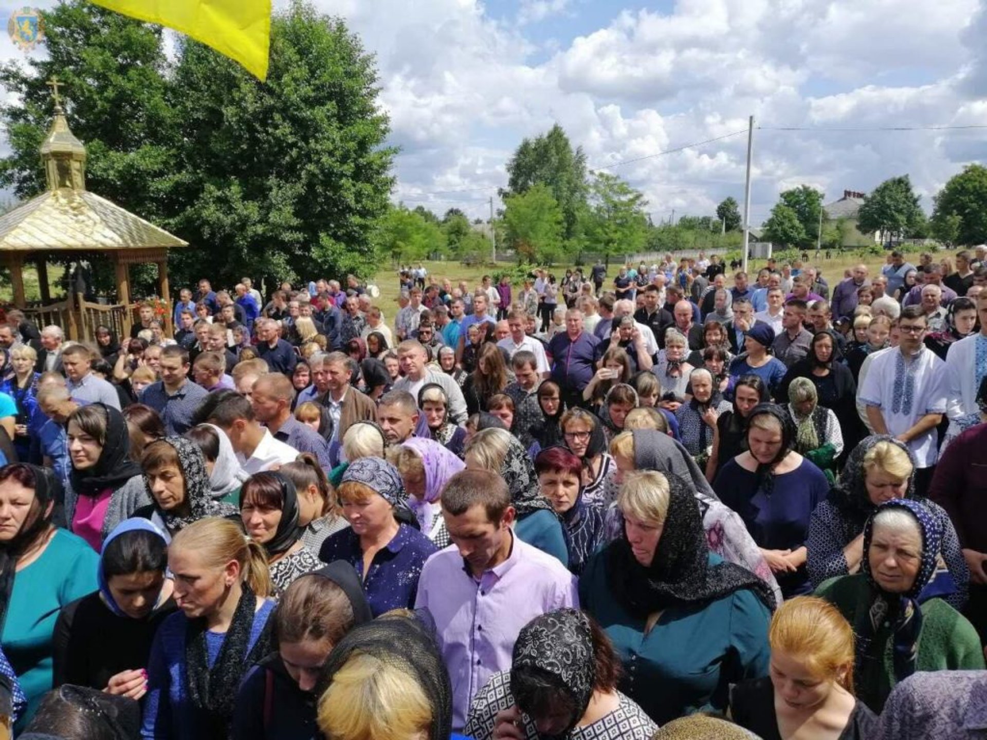 Львівщина попрощалась із загиблим Героєм Володимиром Салітрою. Фото: прес-служба ЛОДА.