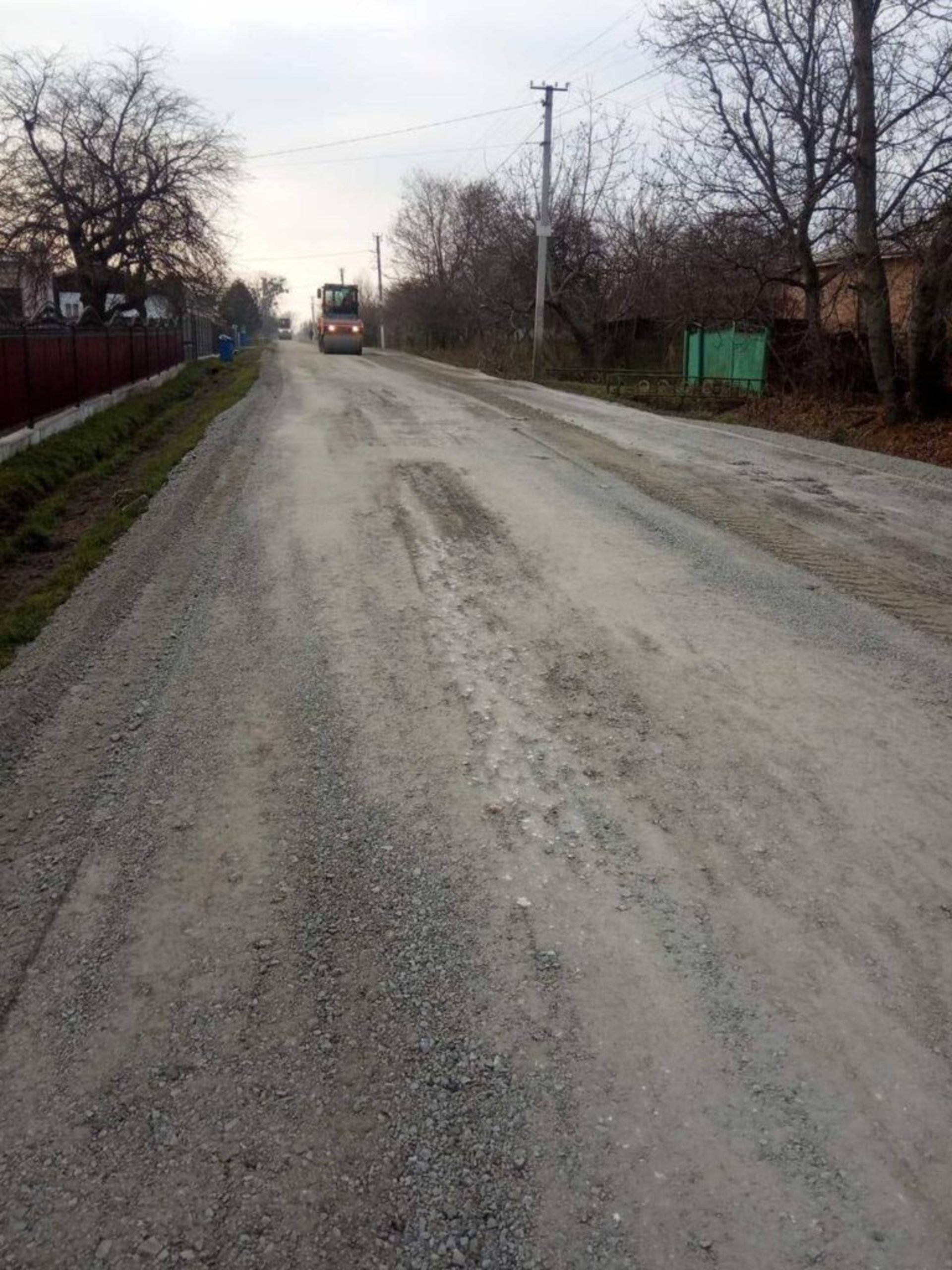 На Львівщині ремонтують дорогу з Артасова до повороту на Нагірці, фото Андрій Дума