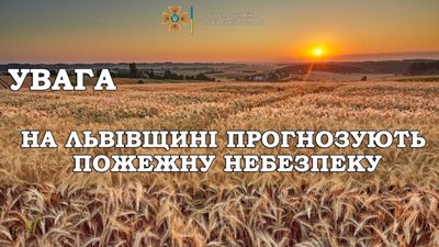 На Львівщині пожежна небезпека