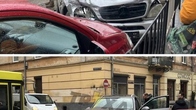 У центрі Львова сталось дві серйозні аварії, постраждала дитина (ФОТО)