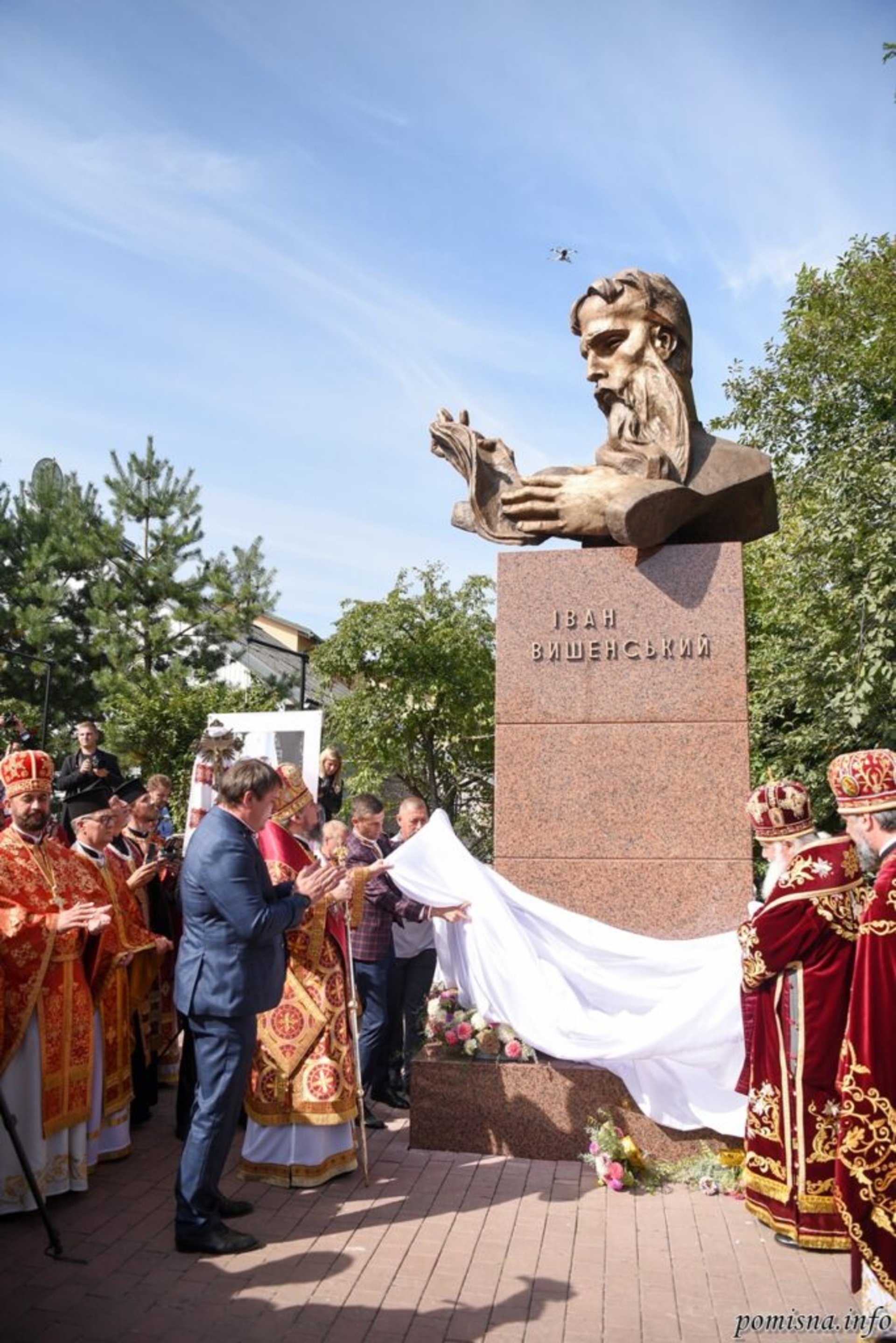 Епіфаній на Львівщині звершив освячення відновленого пам’ятника преподобному Іоану Вишенському., фото ПЦУ