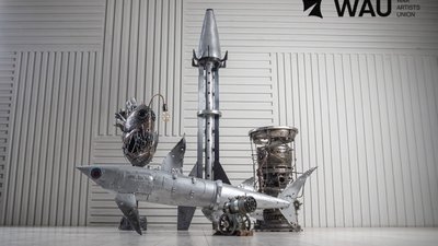 У Києві відкрилась виставка артоб’єктів, створених з уламків зброї та техніки