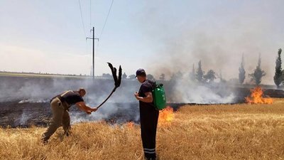На Яворівщині під час пожежі жінка отримала сильні опіки