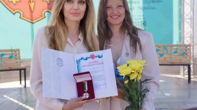 Анджеліна Джолі у Полтаві (ВІДЕО)