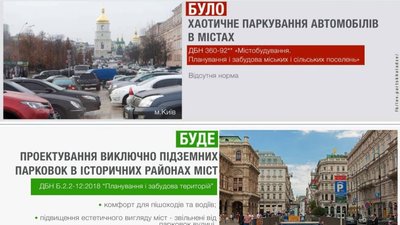 В історичних районах міст дозволено проектувати лише підземні паркінги – Мінрегіон