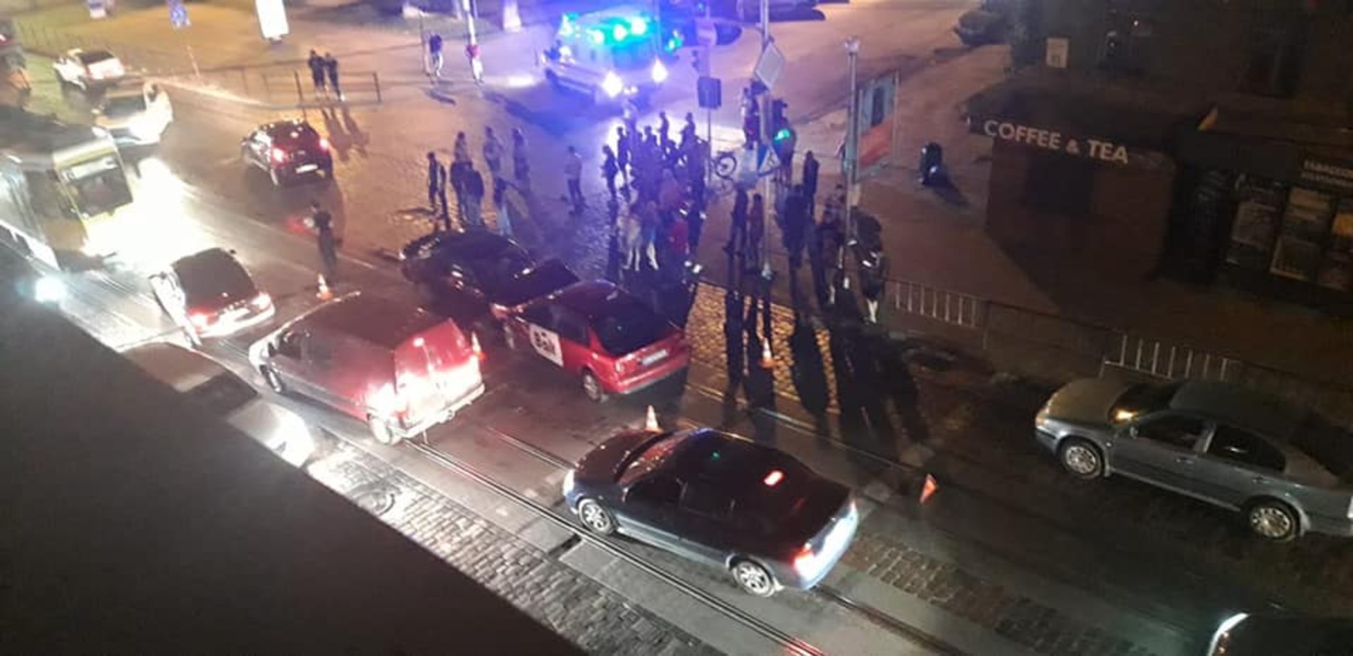 Аварія біля цирку у Львові. Фото Ігор Зінкевич