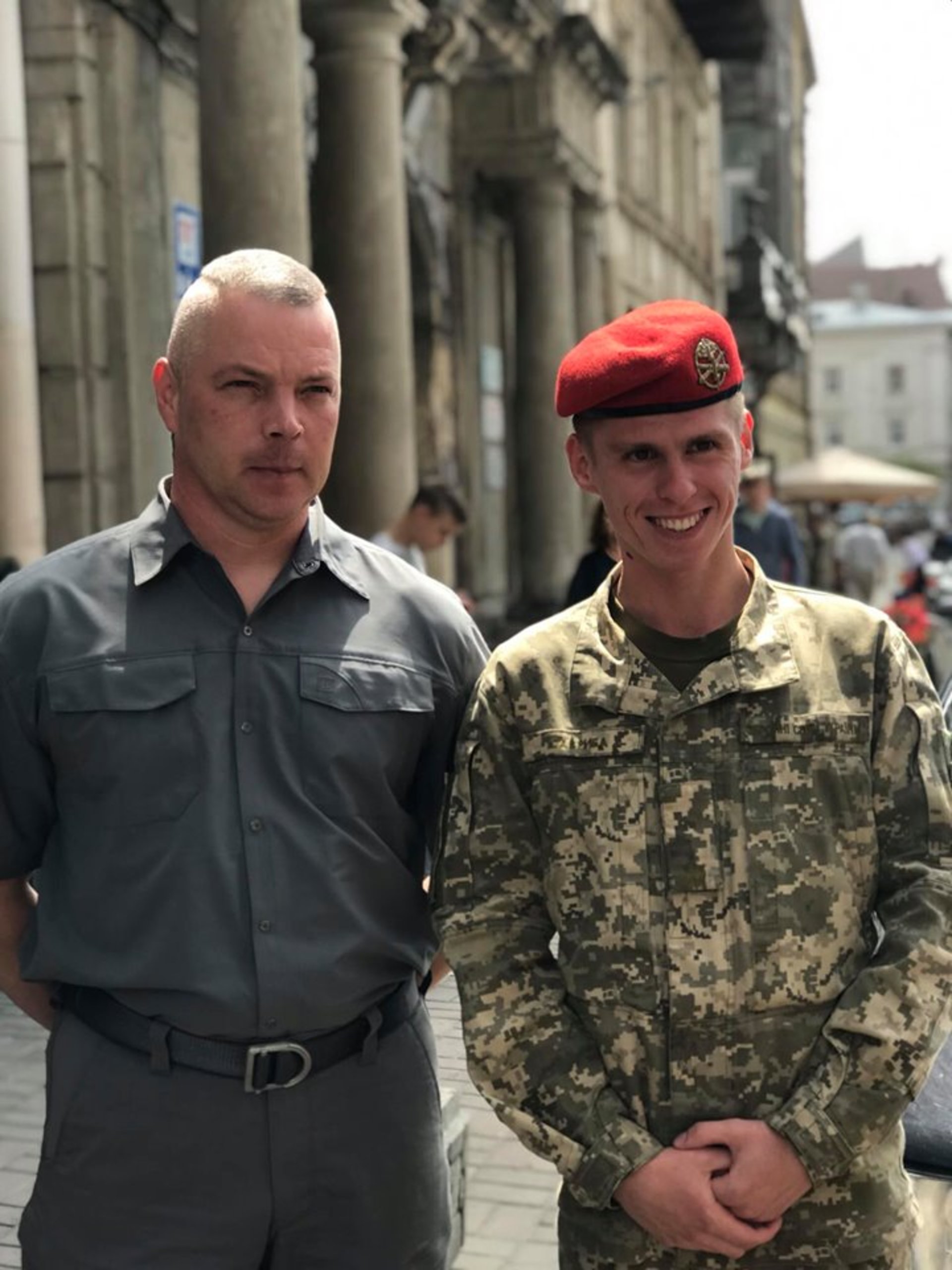 Генерал Михайло Забродський у Львові. Фото - Європейська Солідарність Львів