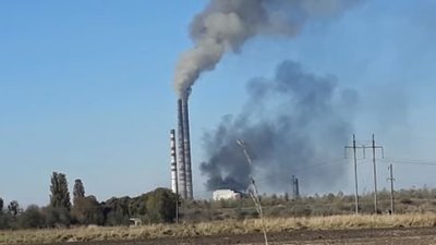 Ракета влучила у Бурштинську ТЕЦ