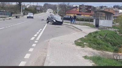 На Львівщині у ДТП потрапив автомобіль Uber (ФОТО, ВІДЕО)