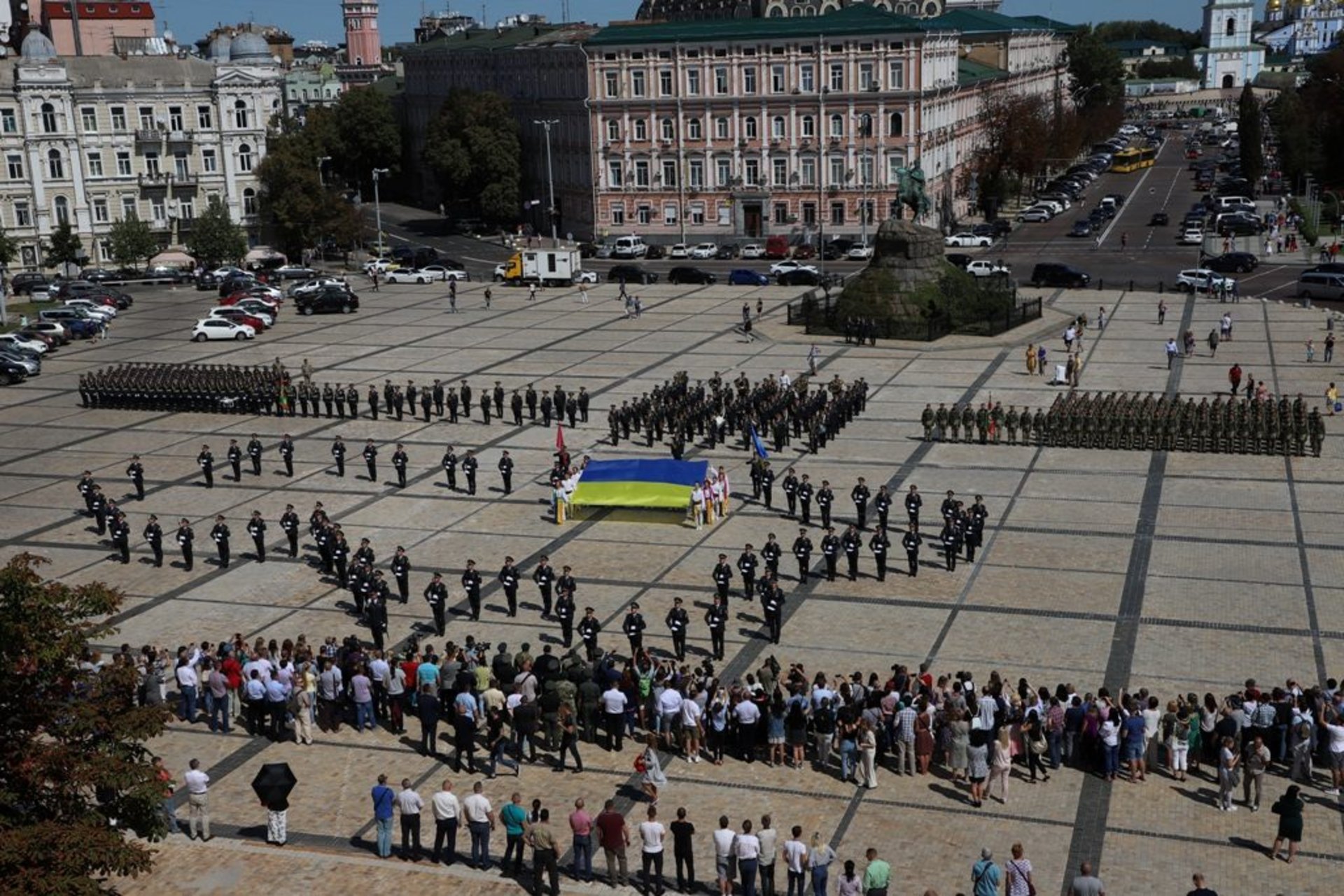 На Софійській площі відбувся видовищний флешмоб