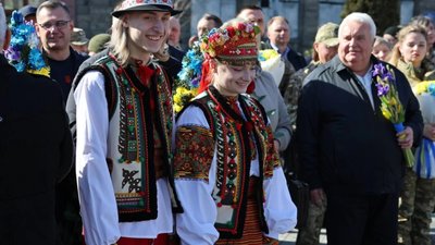У центрі Львова відбулися заходи з вшанування Кобзаря