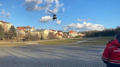 Гелікоптером до Львова за добу доставили трьох пацієнтів (ФОТО)