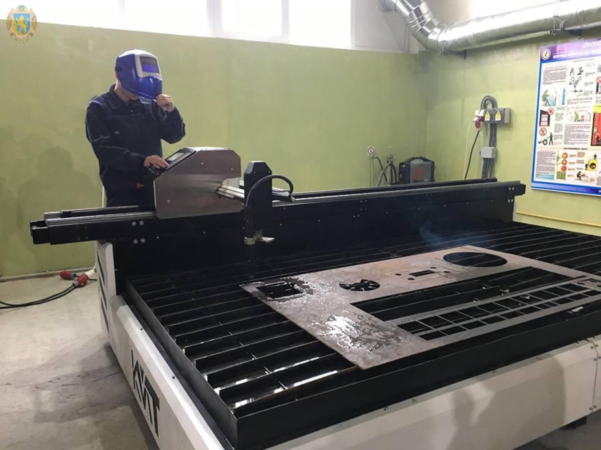 Лілія Гриневич ознайомилась із роботою навчально-практичного центру електрозварювання Міжрегіонального вищого професійного училища Львівщини
