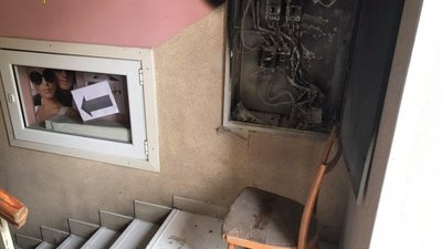 У Львові горіла поліклініка (ФОТО, ВІДЕО)