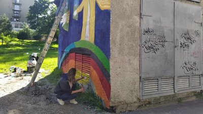 У Львові підстанції обленерго розмальовують муралами (ФОТО, ВІДЕО)