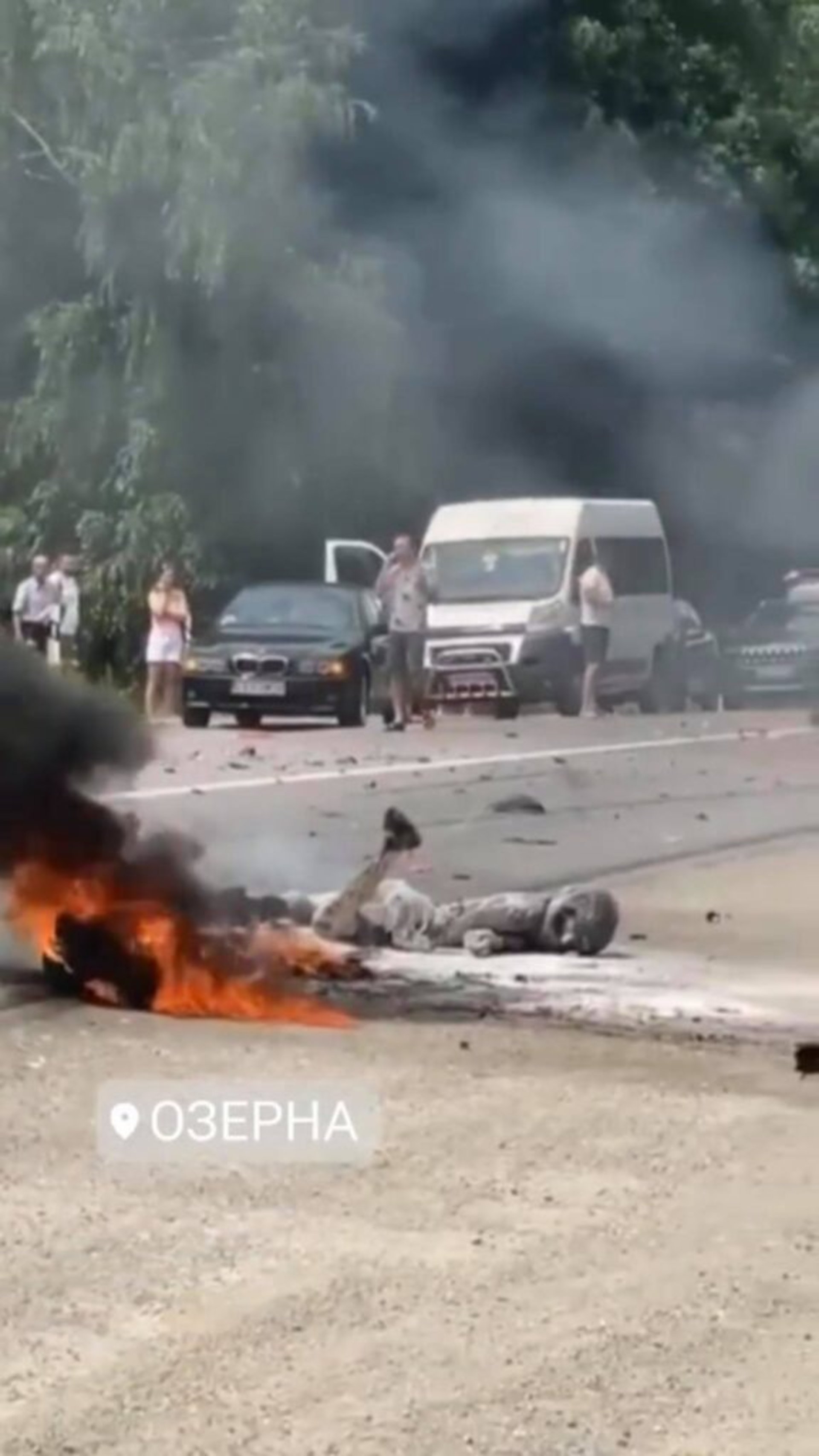 Аварія на Тернопільщині, скрін із відео
