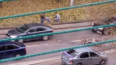 У Львові мотоцикліст не розминувся із автомобілем (ФОТО)