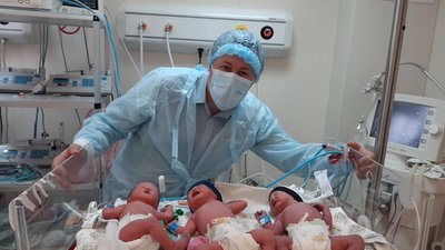У Львівському перинатальному центрі народилась трійня (ФОТО)