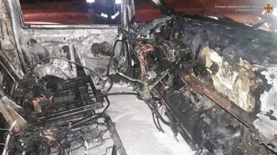 У Львові згоріла автівка
