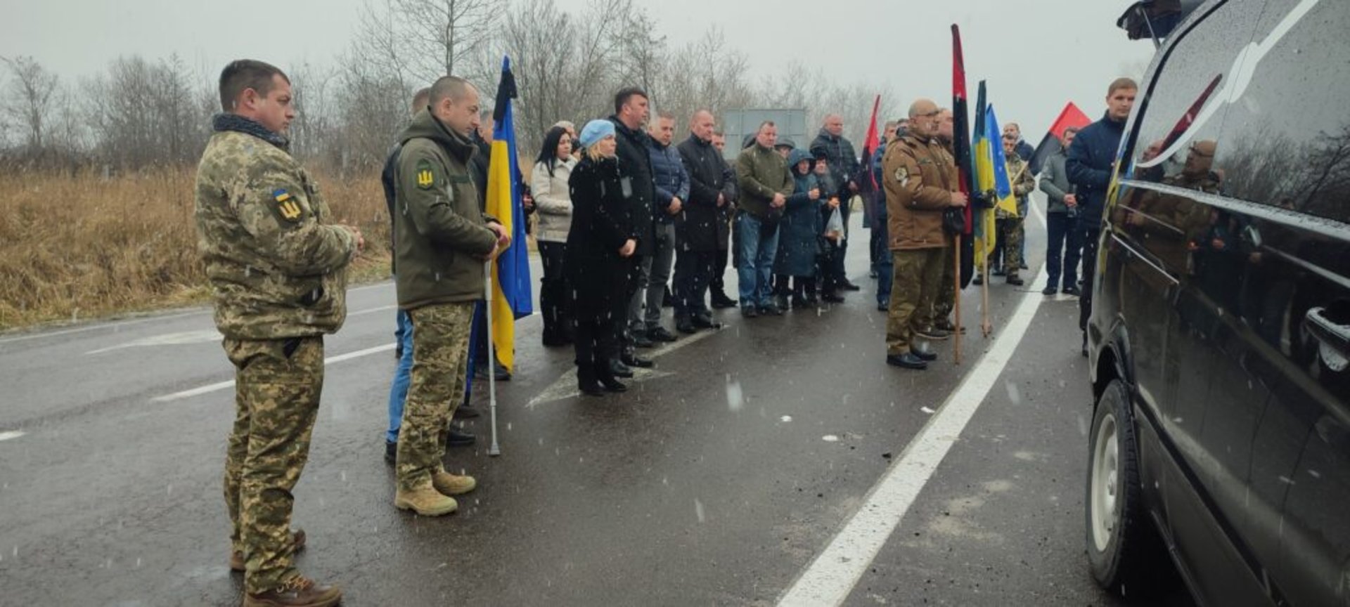 Дрогобицька громада прощається із загиблим захисником України Миколою Макухом