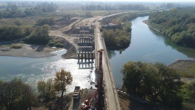 До кінця наступного року, на Львівщині збудують міст довжиною понад 180 метрів через річку Дністер (ФОТО)
