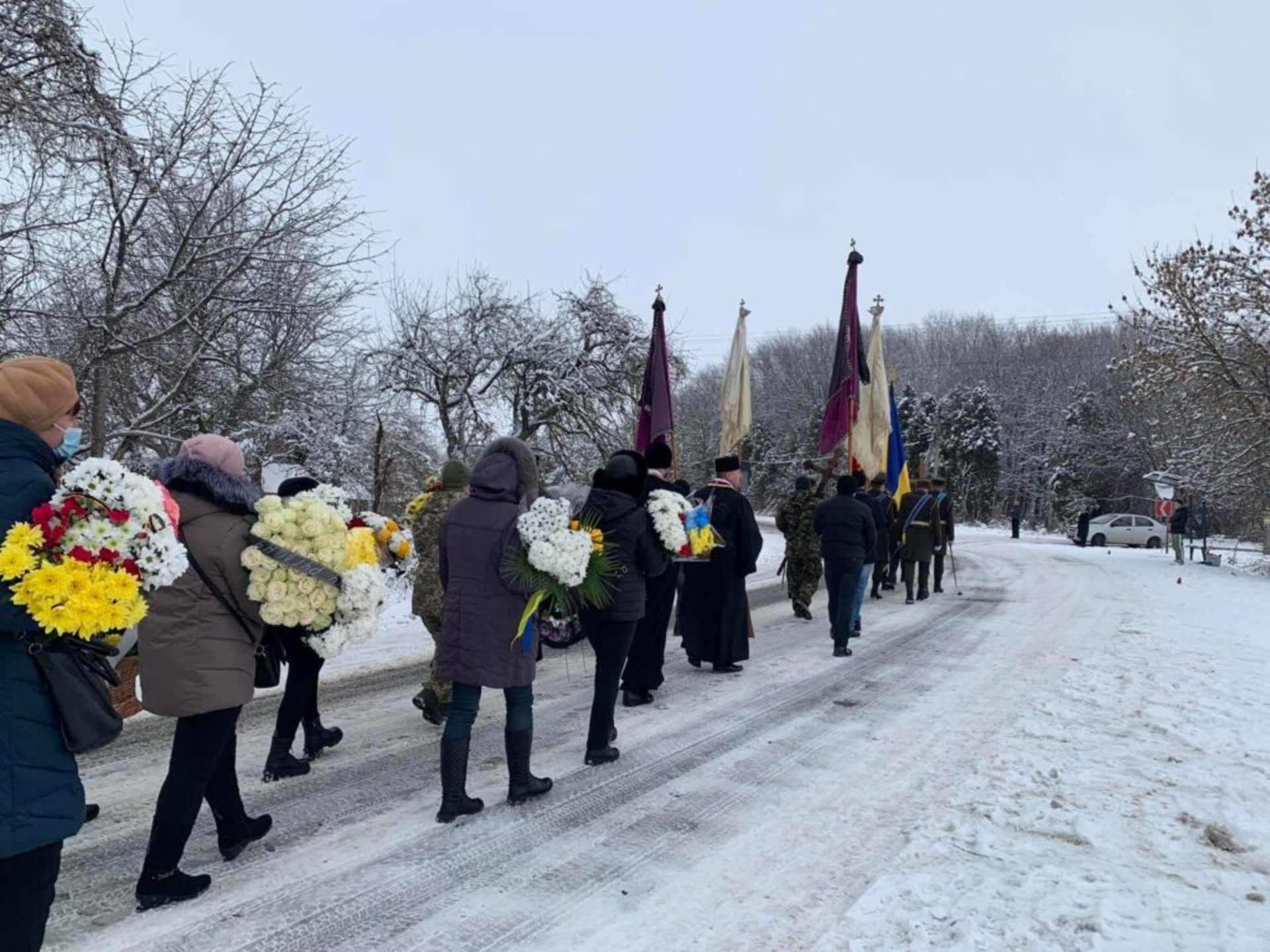 Львівщина провела в останню путь Героя України Руслана Нирова, фото Пустомитівська міська рада