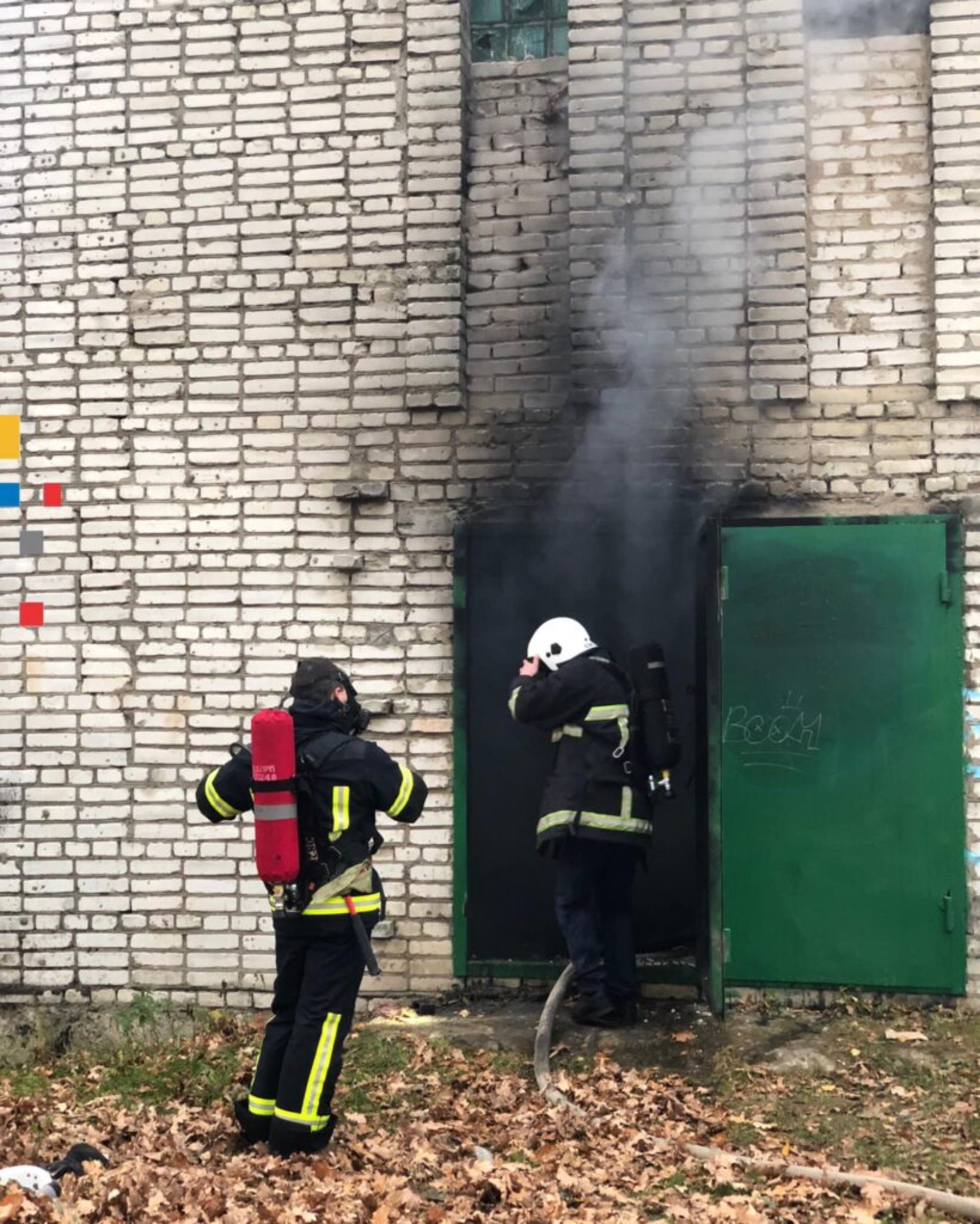 На Львівщині горить центральний тепловий пункт, фото Новояворівська міська рада