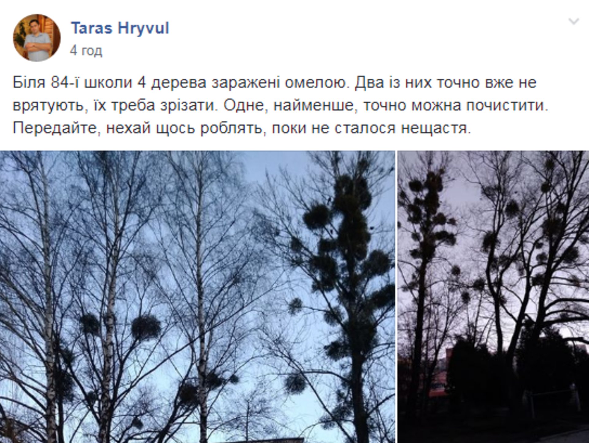 Скриншот ФБ