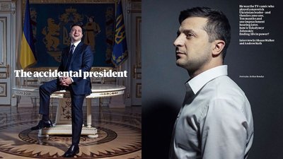 Фотосесію Зеленського для The Guardian провів фотограф з Москви