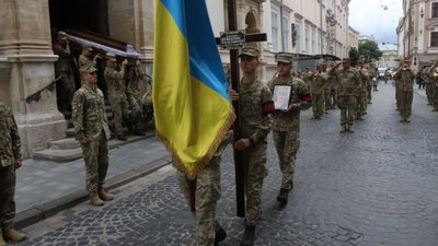 Львів провів в останню путь двох Героїв (ФОТО)