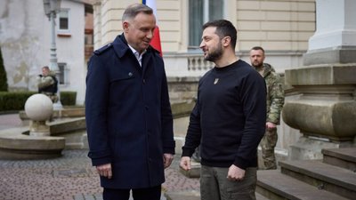 Зеленський у Львові зустрівся з президентами Польщі і Литви (ФОТО)