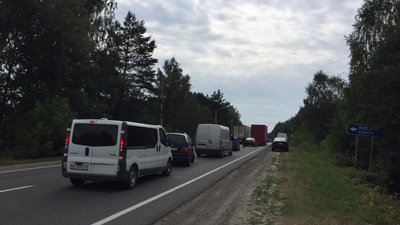 У Новояворівську працівники ТЕЦ перекрили міжнародну трасу (ВІДЕО)