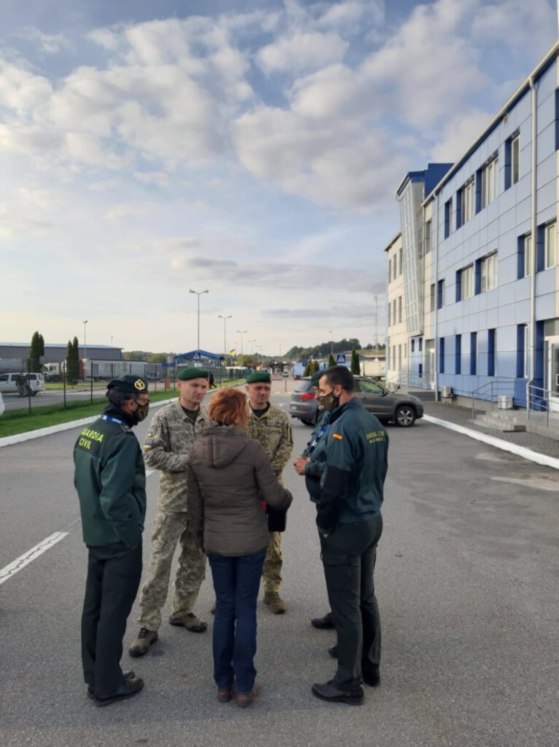 На Львівщині прикордонників відвідали представники цивільної гвардії Іспанії, фото ДПСУ