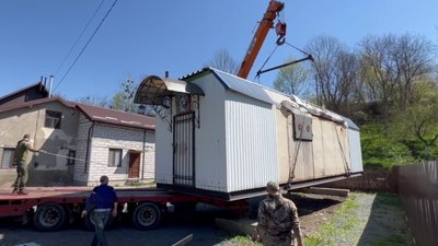 На Львівщині демонтовано вагончик УПЦ МП (ВІДЕО)
