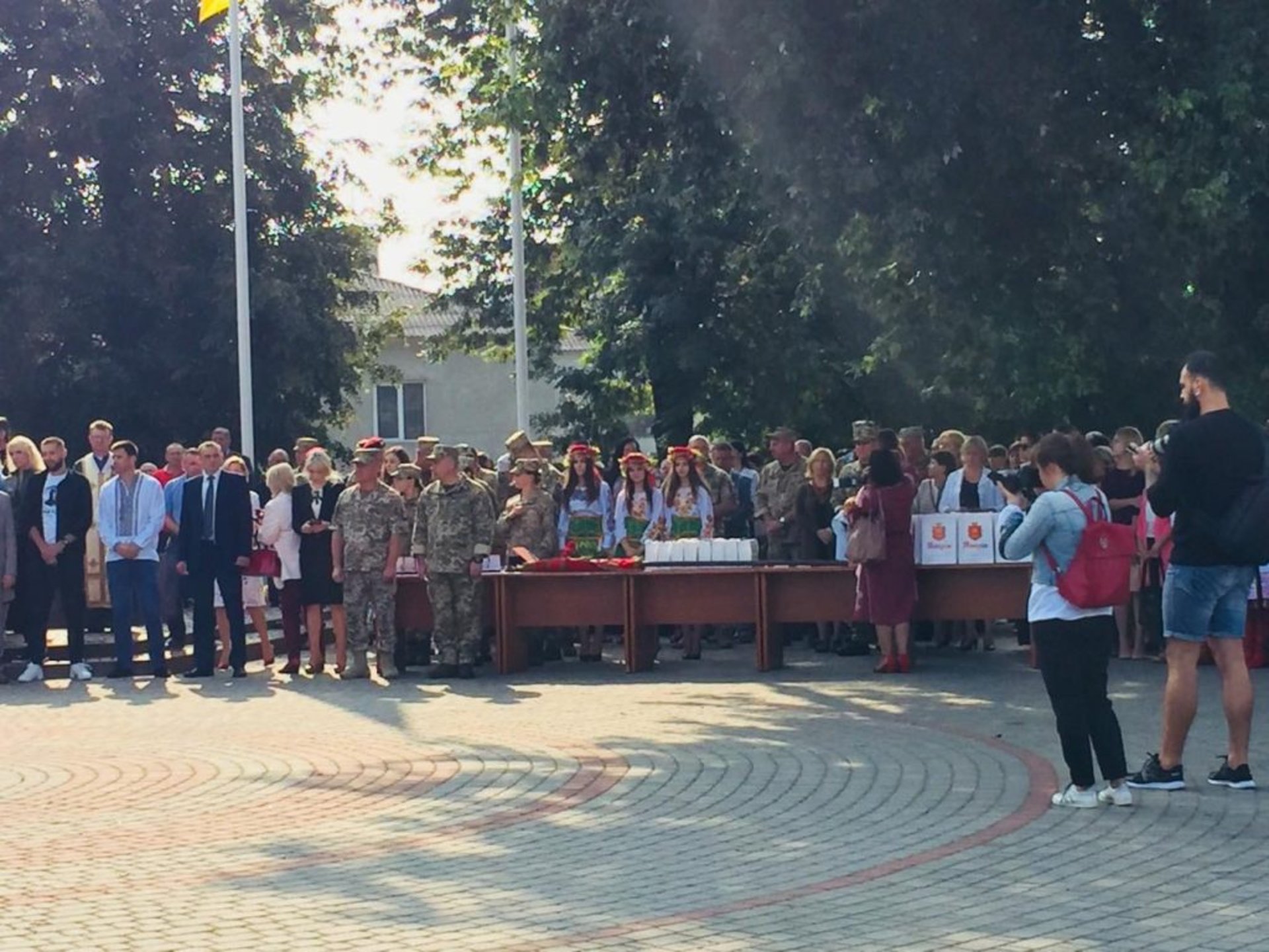 На Львівщині зустріли бійців 24-ї механізованої бригади, які повернулись зі Сходу. Фото Юра Кенцало, 4 студія