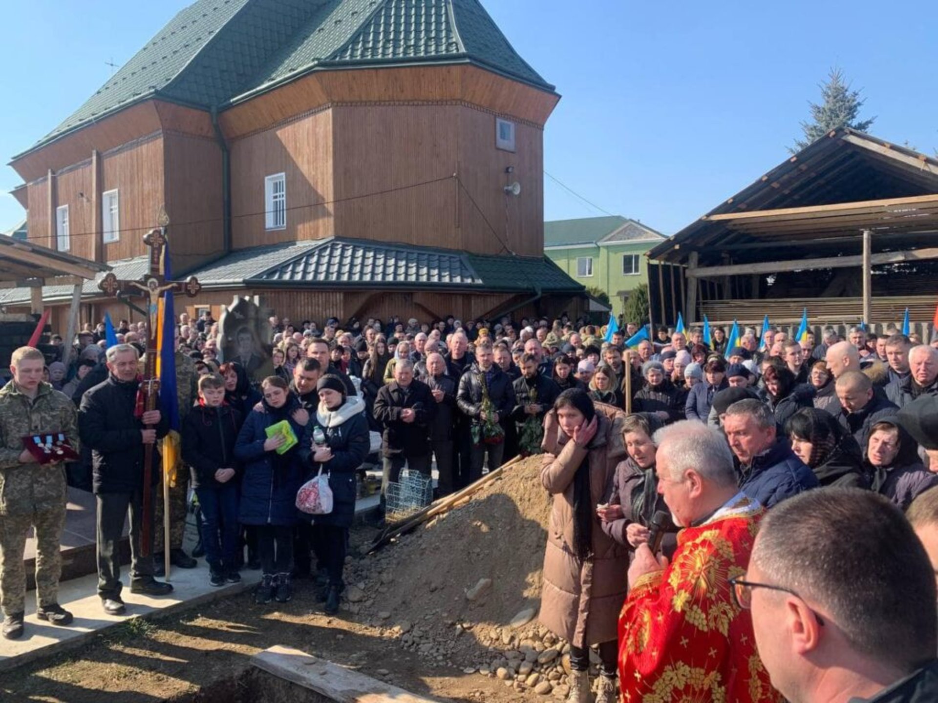 На Львівщині провели в останню путь підполковника, який загинув на Яворівському полігоні, фото Стрийська міська рада