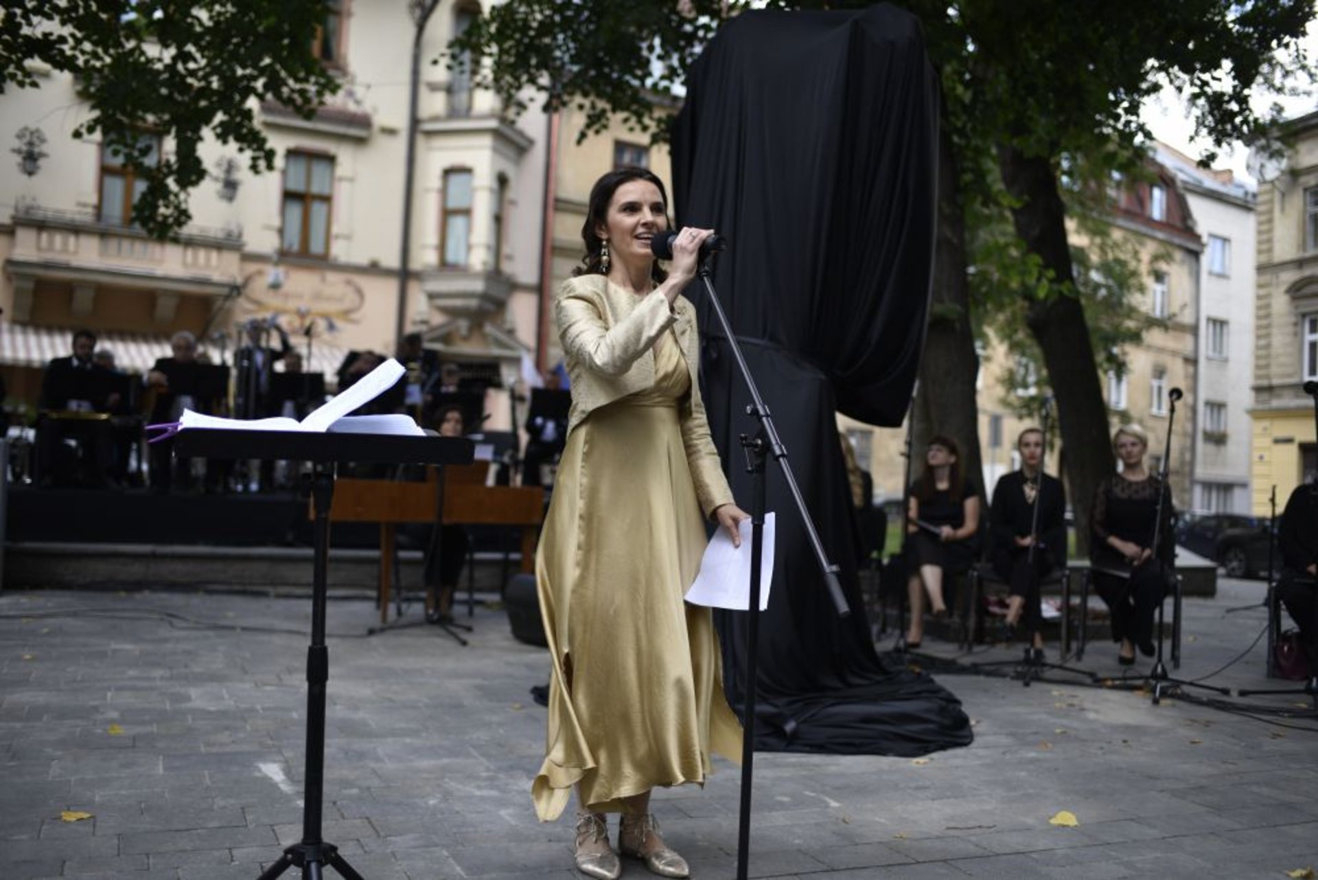 У Львові відкрили скульптуру Франца Ксавера Моцарта, фото ЛМР