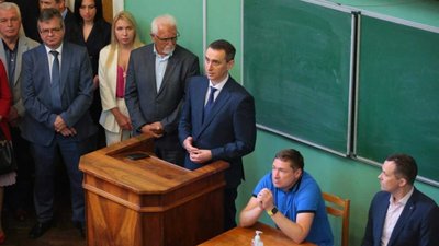 Ляшко відвідав Львівський медуніверситет і поспілкувався зі студентами