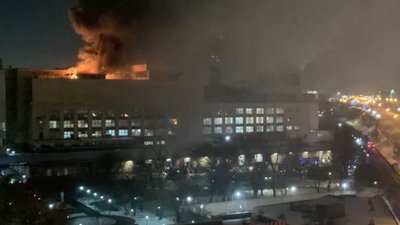 У Москві горить м’ясокомбінат: відео з місця подій